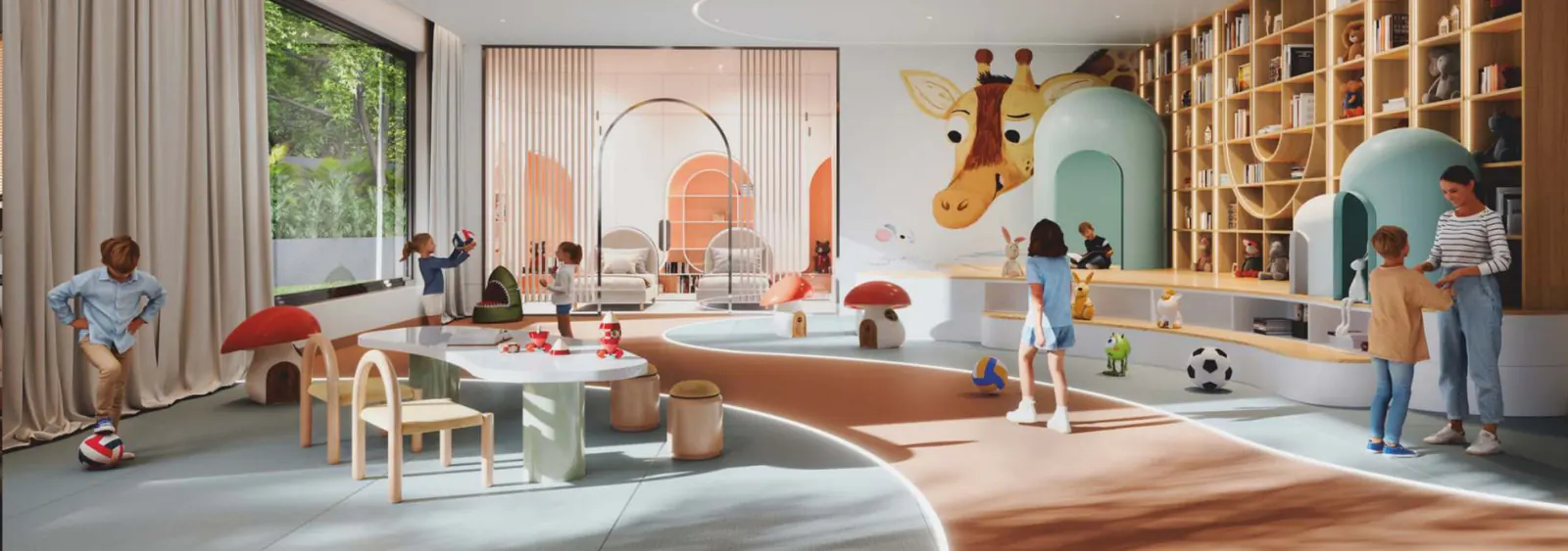 Anvita Ivana children's activity room, Kollur