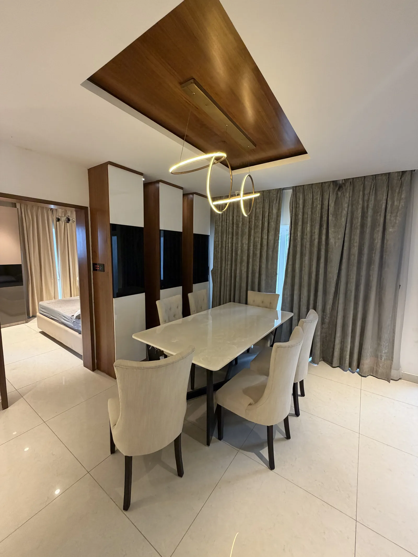 Illustrative dining area interior for 2 BHK flats in Bandlaguda Jagir, not the actual unit