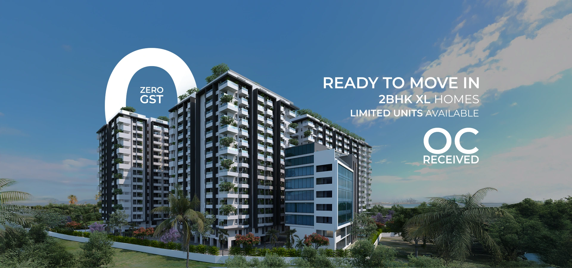 Flats for sale in Bandlaguda Jagir Hyderabad, gated community towers, ready to move in