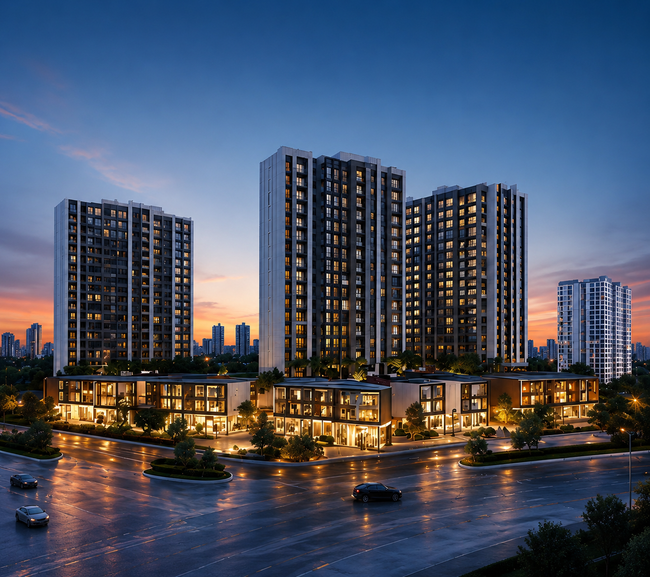 Gated community apartments in Hyderabad